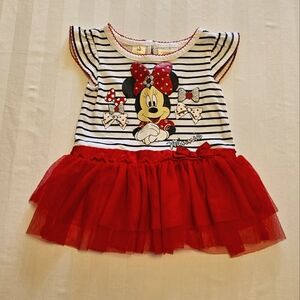 Minnie Mouse Baby Top, 12M, EUC